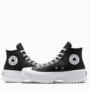 Converse Black Genuine Leather Chuck Taylor All Star Lugged 2.0